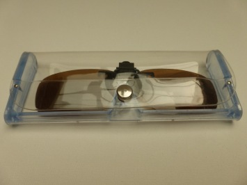 A&M Clip On Sunglasses Brown